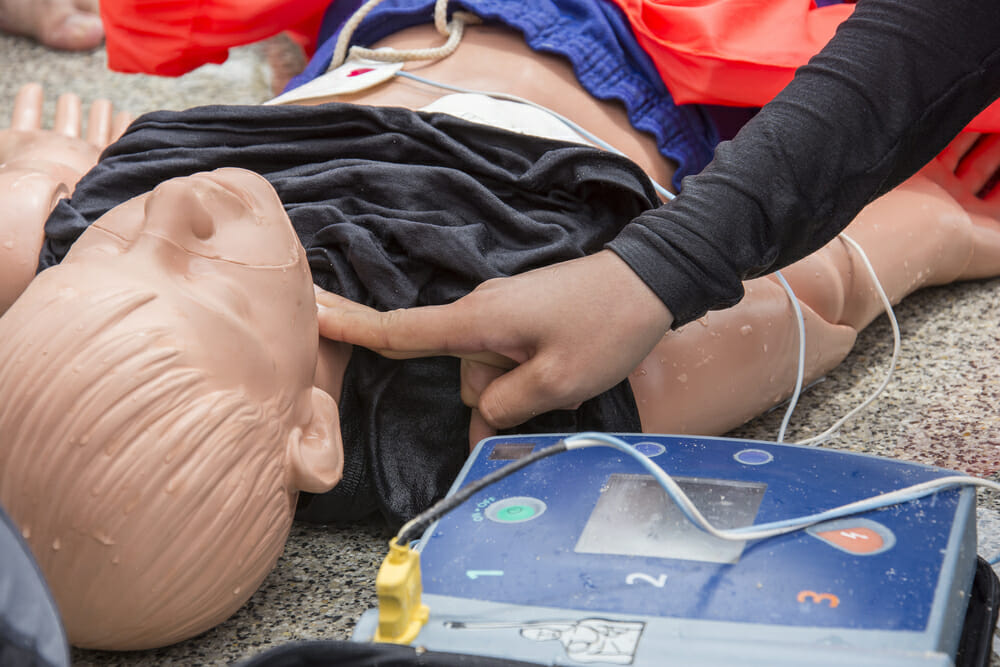 CPR Certification Online AED technology