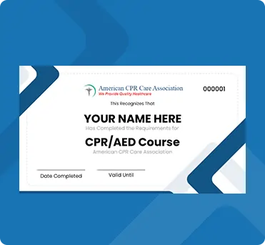 CPR AED Course