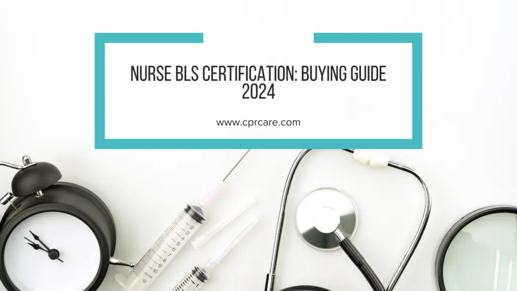 Nurse BLS certification